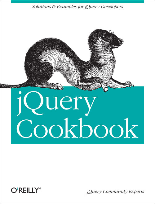 jQuery cookboook - book cover